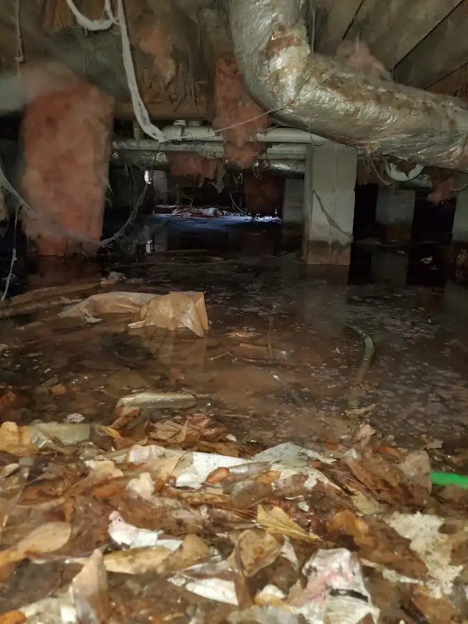 Crawl space flood assessment for Leak Detection & Repair in Kannapolis