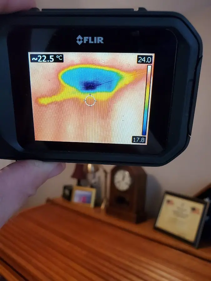 Thermal imaging inspection for water damage in Kannapolis