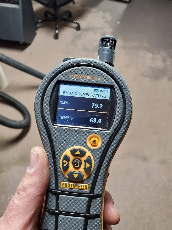 Moisture meter humidity assessment for Fire & Smoke Damage Restoration in Kannapolis
